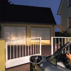 Ontario wrought iron driveway gate